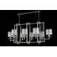 Люстра Crystal Lux NICOLAS SP8 L1000 NICKEL/WHITE