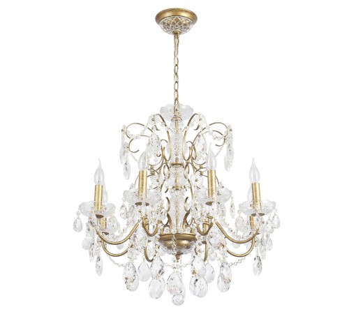 Люстра Crystal Lux ODELIS SP8 GOLD Люстра Crystal Lux ODELIS SP8 GOLD