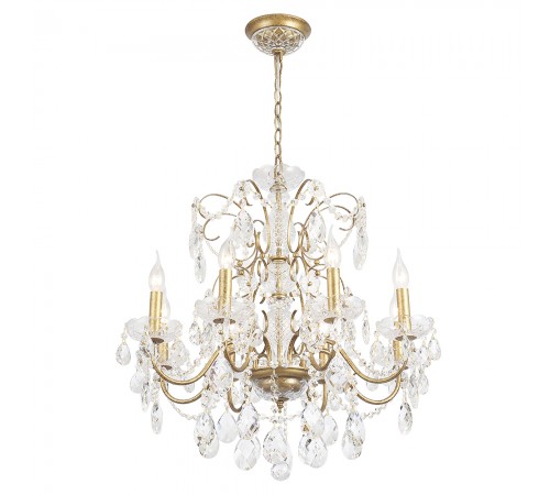 Люстра Crystal Lux ODELIS SP8 GOLD Люстра Crystal Lux ODELIS SP8 GOLD