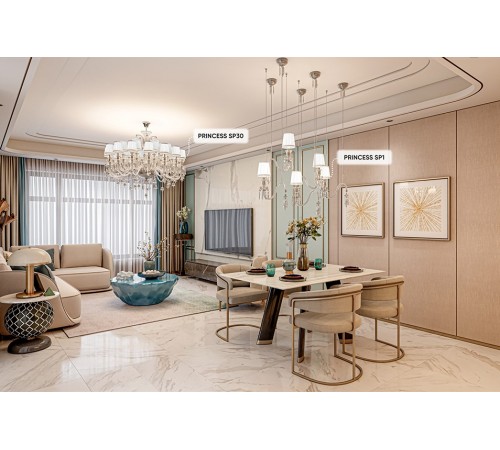 Люстра Crystal Lux PRINCESS SP30 Люстра Crystal Lux PRINCESS SP30