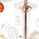 Люстра Crystal Lux CATARINA SP12+6 V2 GOLD/TRANSPARENT-COGNAC