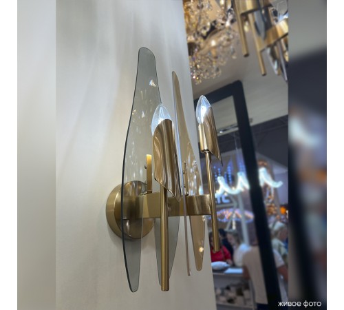 Бра Crystal Lux CASA AP2 BRASS Бра Crystal Lux CASA AP2 BRASS