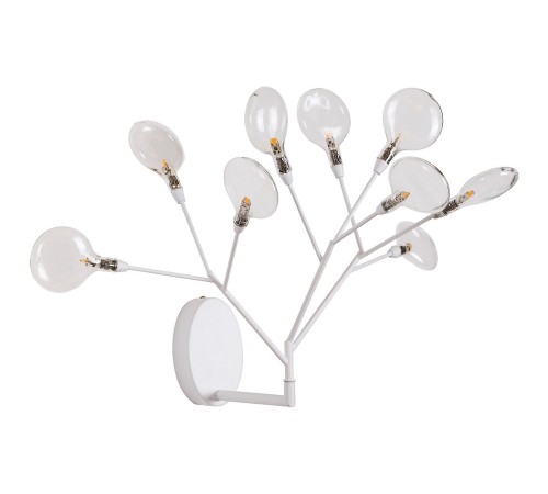Бра Crystal Lux EVITA AP9 WHITE/TRANSPARENT Бра Crystal Lux EVITA AP9 WHITE/TRANSPARENT