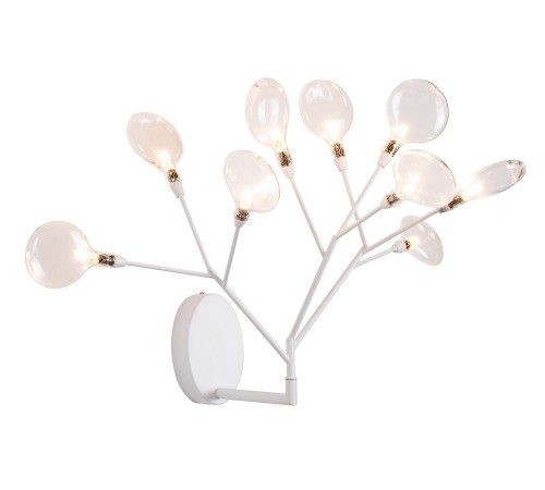 Бра Crystal Lux EVITA AP9 WHITE/TRANSPARENT Бра Crystal Lux EVITA AP9 WHITE/TRANSPARENT