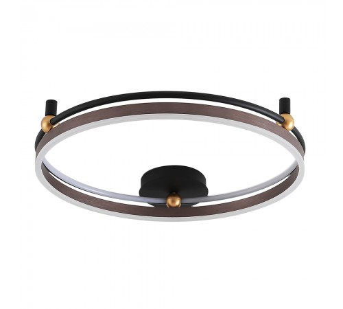 Светильник потолочный Crystal Lux FERNANDO PL72W LED COFFEE/BLACK Светильник потолочный Crystal Lux FERNANDO PL72W LED COFFEE/BLACK