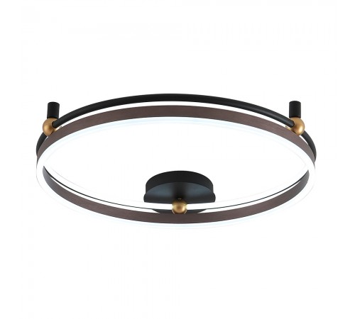 Светильник потолочный Crystal Lux FERNANDO PL72W LED COFFEE/BLACK Светильник потолочный Crystal Lux FERNANDO PL72W LED COFFEE/BLACK
