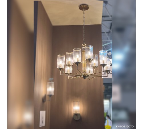 Люстра Crystal Lux GLORIA SP9 BRASS Люстра Crystal Lux GLORIA SP9 BRASS