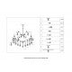Люстра Crystal Lux HOLLYWOOD SP6 CHROME