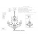 Люстра Crystal Lux ISABEL SP11 GOLD/TRANSPARENT