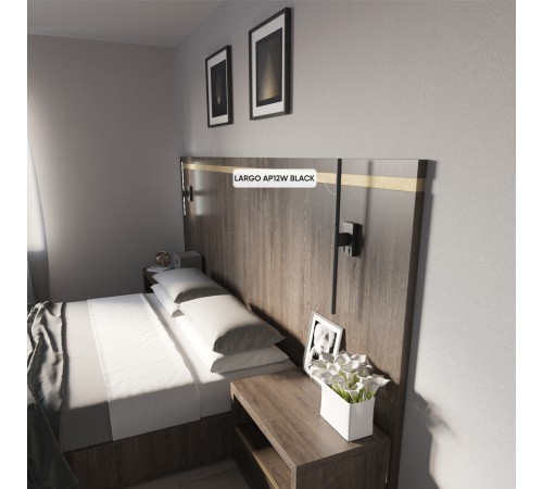 Бра Crystal Lux LARGO AP12W BLACK Бра Crystal Lux LARGO AP12W BLACK