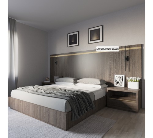 Бра Crystal Lux LARGO AP12W BLACK Бра Crystal Lux LARGO AP12W BLACK