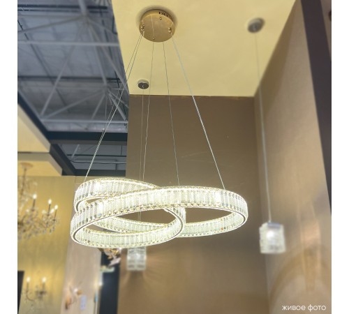 Люстра Crystal Lux MUSIKA SP120W LED GOLD Люстра Crystal Lux MUSIKA SP120W LED GOLD