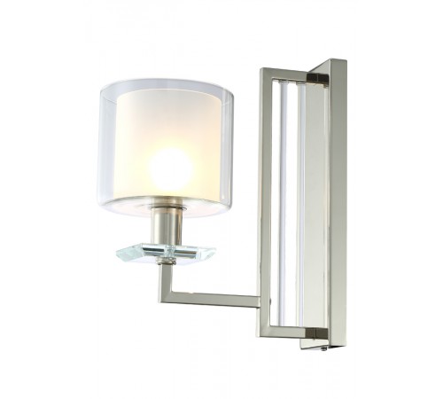 Бра Crystal Lux NICOLAS AP1 NICKEL/WHITE Бра Crystal Lux NICOLAS AP1 NICKEL/WHITE