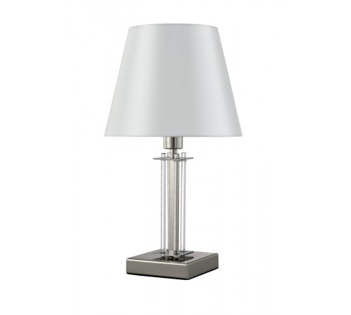 Настольная лампа Crystal Lux NICOLAS LG1 NICKEL/WHITE Настольная лампа Crystal Lux NICOLAS LG1 NICKEL/WHITE