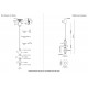 Светильник подвесной Crystal Lux QUASAR SP14W LED TRANSPARENT