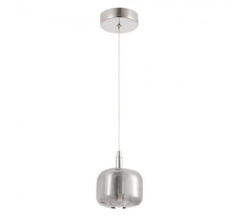 Светильник подвесной Crystal Lux BOX SP1 CHROME/SMOKE Светильник подвесной Crystal Lux BOX SP1 CHROME/SMOKE