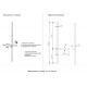Бра Crystal Lux CLT 077W700 BL-BS