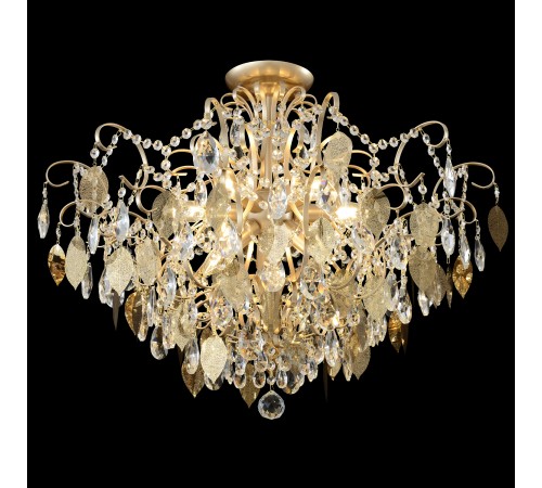 Светильник потолочный Crystal Lux ESMIRALDA PL9 GOLD Светильник потолочный Crystal Lux ESMIRALDA PL9 GOLD