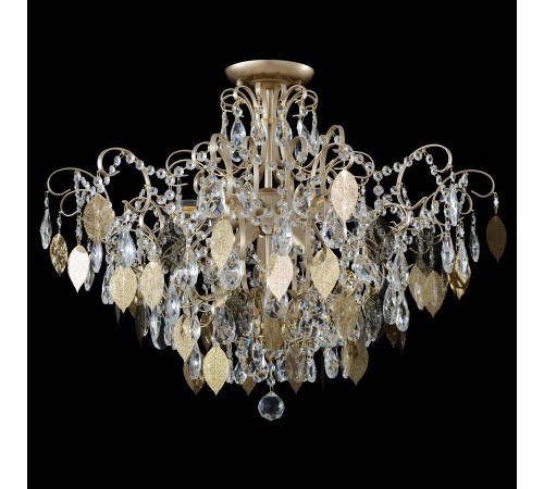 Светильник потолочный Crystal Lux ESMIRALDA PL9 GOLD Светильник потолочный Crystal Lux ESMIRALDA PL9 GOLD