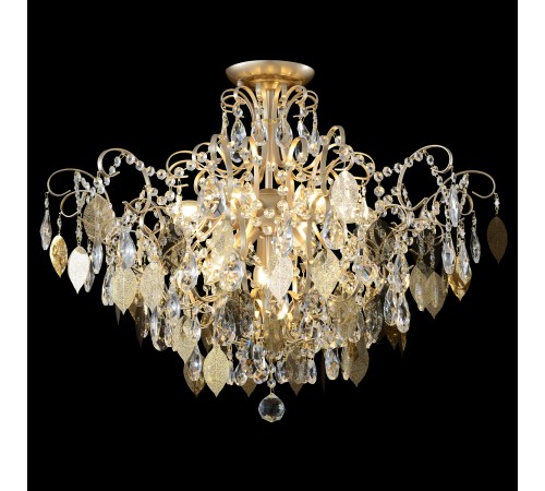 Светильник потолочный Crystal Lux ESMIRALDA PL9 GOLD Светильник потолочный Crystal Lux ESMIRALDA PL9 GOLD