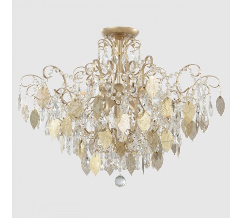 Светильник потолочный Crystal Lux ESMIRALDA PL9 GOLD Светильник потолочный Crystal Lux ESMIRALDA PL9 GOLD