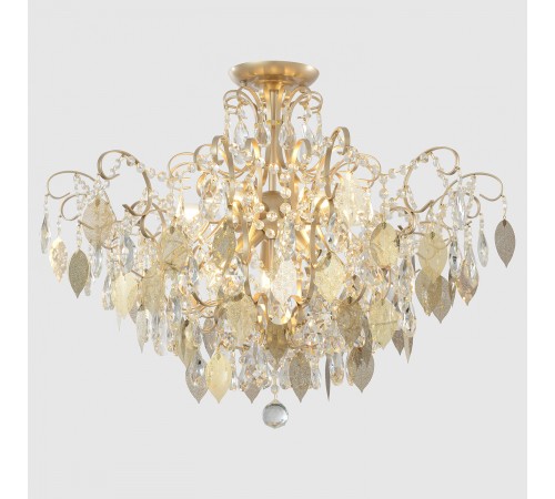 Светильник потолочный Crystal Lux ESMIRALDA PL9 GOLD Светильник потолочный Crystal Lux ESMIRALDA PL9 GOLD