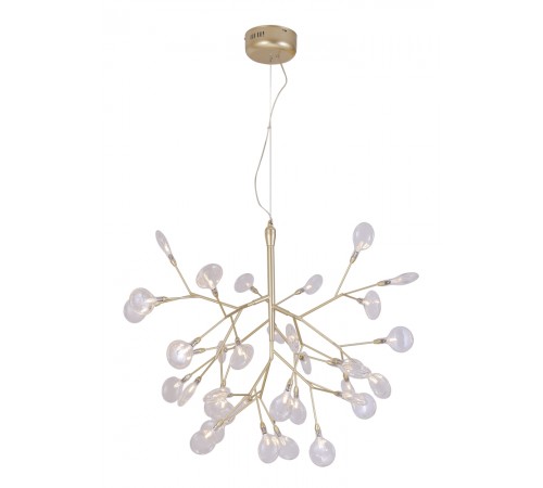 Светильник подвесной Crystal Lux EVITA SP36 GOLD/TRANSPARENT Светильник подвесной Crystal Lux EVITA SP36 GOLD/TRANSPARENT