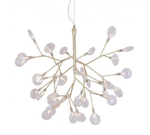 Светильник подвесной Crystal Lux EVITA SP36 GOLD/TRANSPARENT Светильник подвесной Crystal Lux EVITA SP36 GOLD/TRANSPARENT