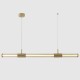 Светильник подвесной Crystal Lux LINEUP SP24W LED BRASS