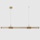Светильник подвесной Crystal Lux LINEUP SP24W LED BRASS