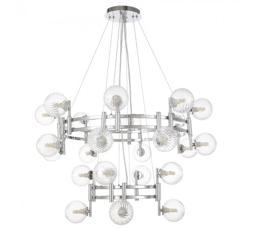 Люстра Crystal Lux LUXURY SP16+8 CHROME Люстра Crystal Lux LUXURY SP16+8 CHROME