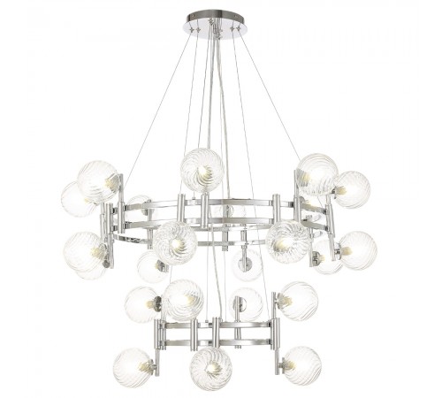 Люстра Crystal Lux LUXURY SP16+8 CHROME Люстра Crystal Lux LUXURY SP16+8 CHROME