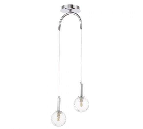 Светильник подвесной Crystal Lux LUXURY SP2 CHROME Светильник подвесной Crystal Lux LUXURY SP2 CHROME