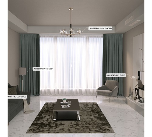 Торшеры Crystal Lux MAESTRO PT1 GOLD Торшеры Crystal Lux MAESTRO PT1 GOLD