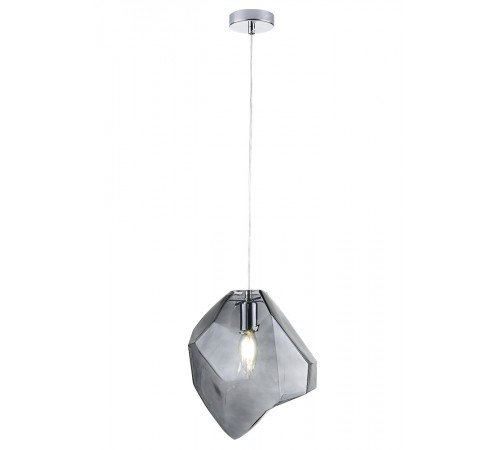 Светильник подвесной Crystal Lux NUESTRO SP1 CHROME/SMOKE Светильник подвесной Crystal Lux NUESTRO SP1 CHROME/SMOKE