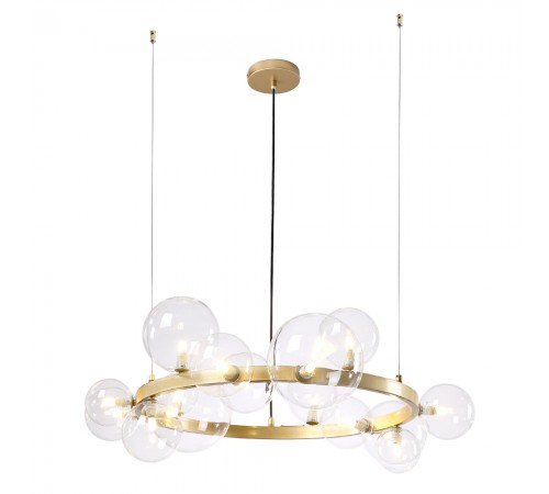 Люстра Crystal Lux AGATA SP15 V2 GOLD/TRANSPARENTE Люстра Crystal Lux AGATA SP15 V2 GOLD/TRANSPARENTE