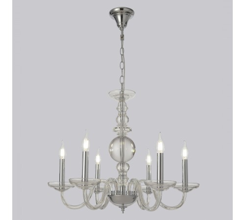 Люстра Crystal Lux ARABESQUE SP6 CHROME Люстра Crystal Lux ARABESQUE SP6 CHROME