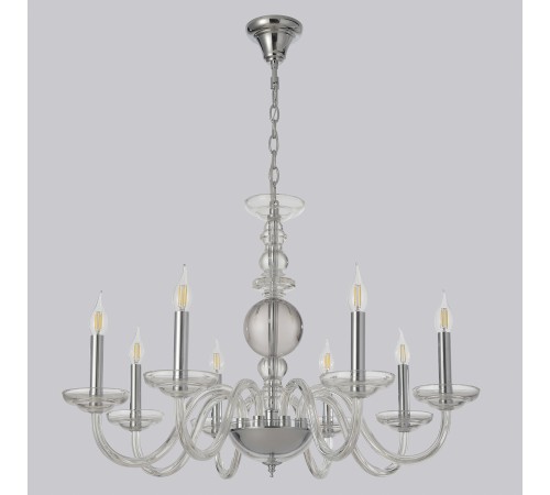 Люстра Crystal Lux ARABESQUE SP8 CHROME Люстра Crystal Lux ARABESQUE SP8 CHROME