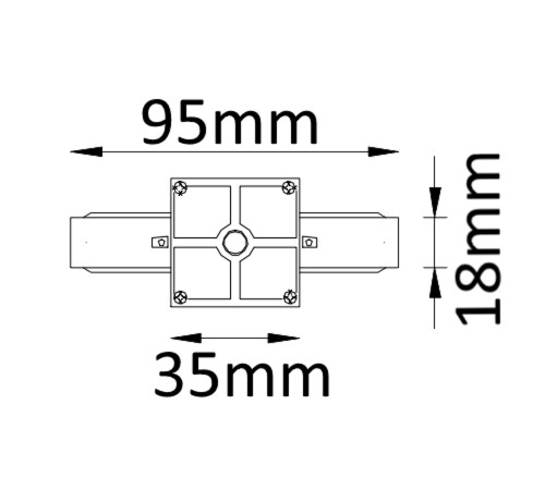 Соединитель линейный (однофазный) Crystal Lux CLT 0.211 01 WH Соединитель линейный (однофазный) Crystal Lux CLT 0.211 01 WH