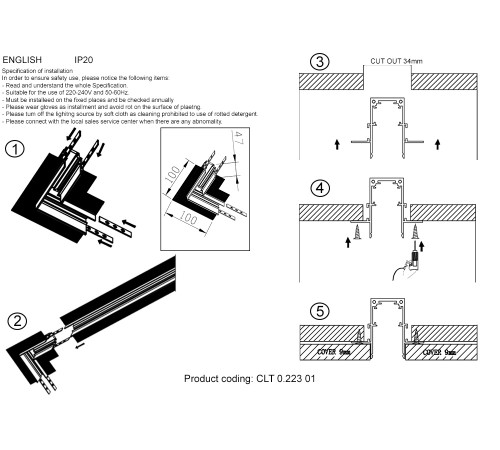 Соединитель для магнитного встраиваемого шинопровода угловой Crystal Lux CLT 0.223 01 BL Соединитель для магнитного встраиваемого шинопровода угловой Crystal Lux CLT 0.223 01 BL