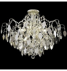 Светильник потолочный Crystal Lux ESMIRALDA PL9 SILVER