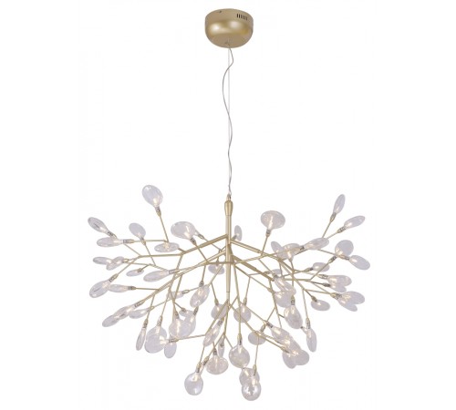 Светильник подвесной Crystal Lux EVITA SP63 GOLD/TRANSPARENT Светильник подвесной Crystal Lux EVITA SP63 GOLD/TRANSPARENT