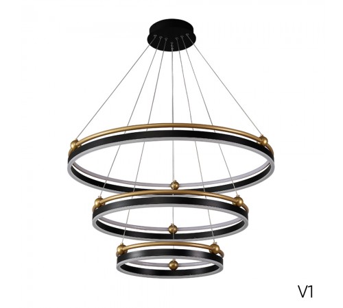 Люстра Crystal Lux FERNANDO SP158W LED BLACK/GOLD Люстра Crystal Lux FERNANDO SP158W LED BLACK/GOLD