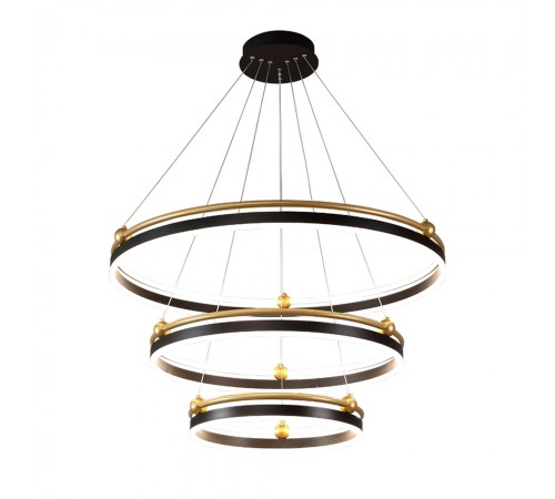 Люстра Crystal Lux FERNANDO SP158W LED BLACK/GOLD Люстра Crystal Lux FERNANDO SP158W LED BLACK/GOLD