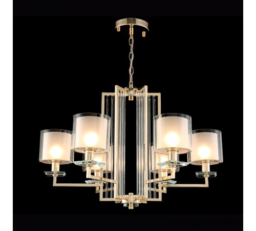 Люстра Crystal Lux NICOLAS SP-PL6 GOLD/WHITE