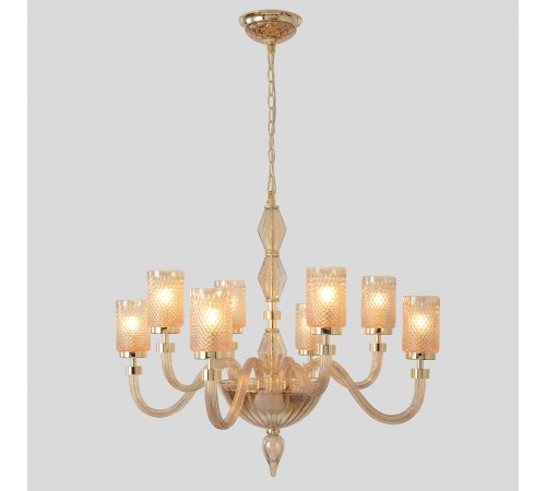 Люстра Crystal Lux SILVESTRO SP8 AMBER Люстра Crystal Lux SILVESTRO SP8 AMBER