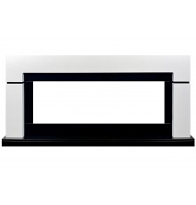Каминокомплект Lindos 42 SFT - Серый мрамор (Ширина 1470мм) с очагом Vision 42 LED