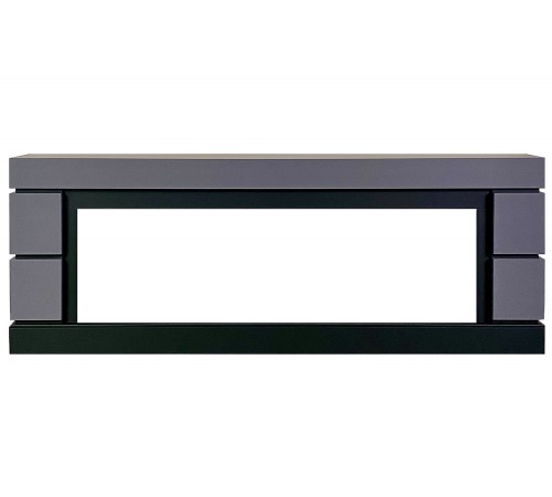 Каминокомплект Modern 42 - Белый с черным (Ширина 1395 мм) с очагом Vision 42 LOG LED Каминокомплект Modern 42 - Белый с черным (Ширина 1395 мм) с очагом Vision 42 LOG LED